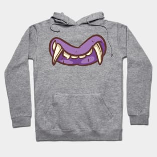 Monster mouth illustration Hoodie